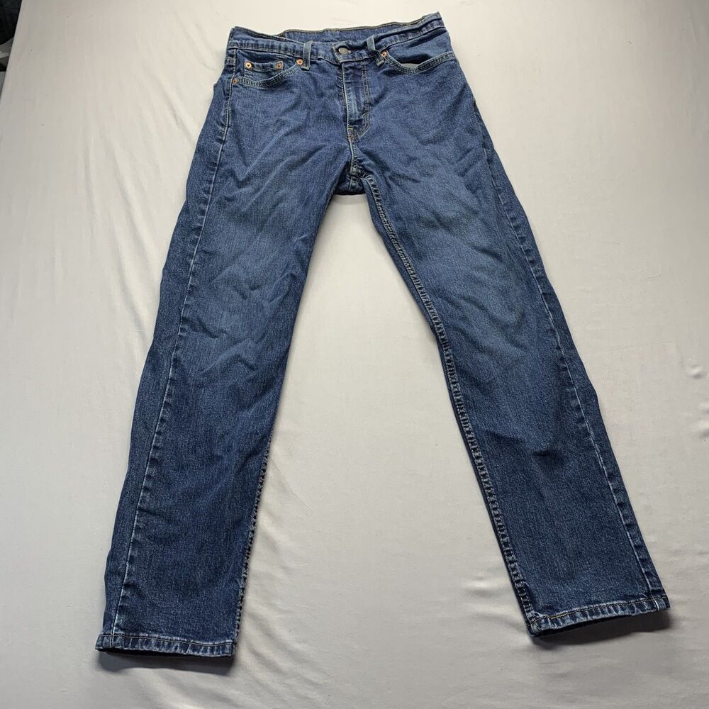 Levis 505 Regular Straight Leg Jeans Size 30x30 Mens